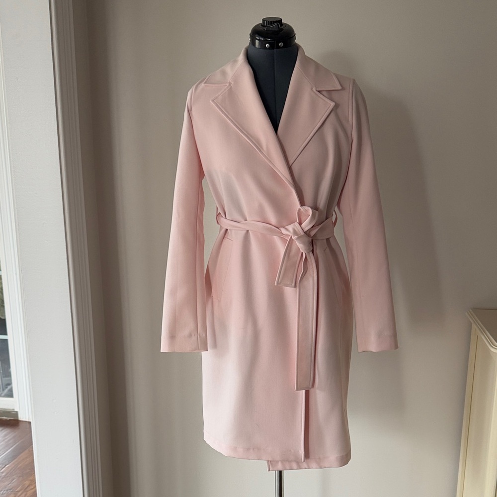 Ann Taylor Pink Trench Coat
